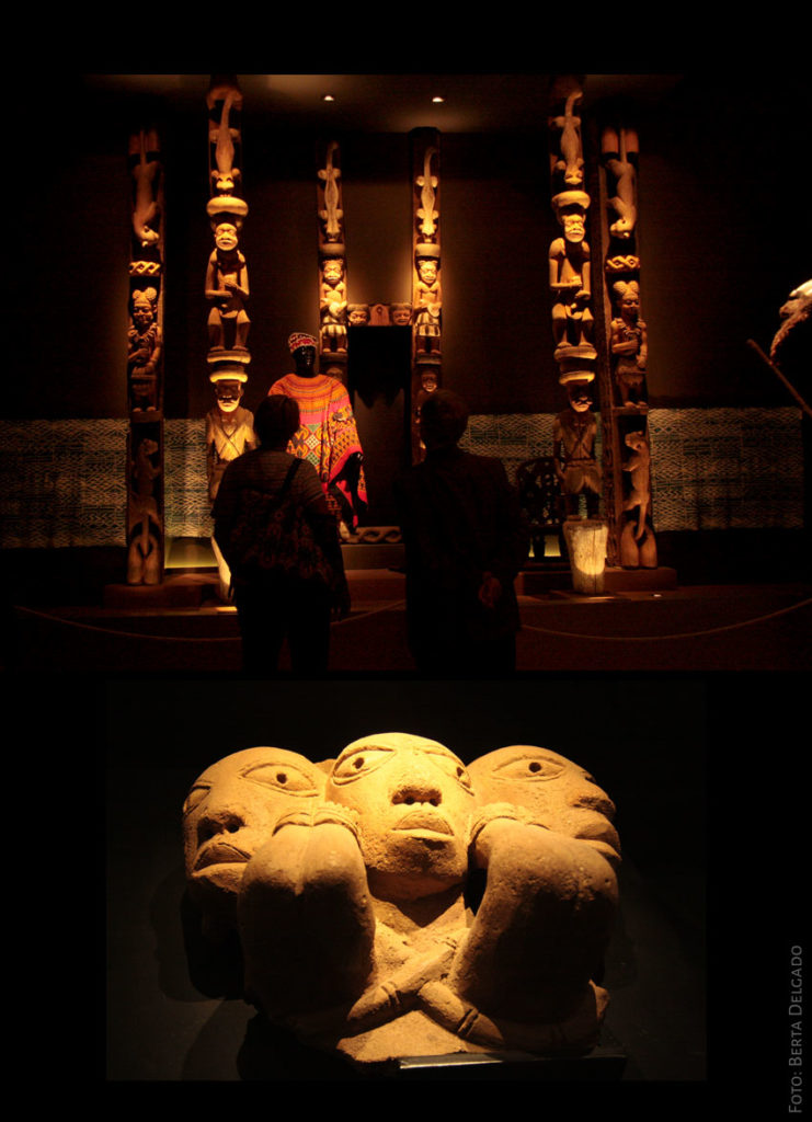 Piezas expuestas en el Museo de Arte Africano de Valladolid 