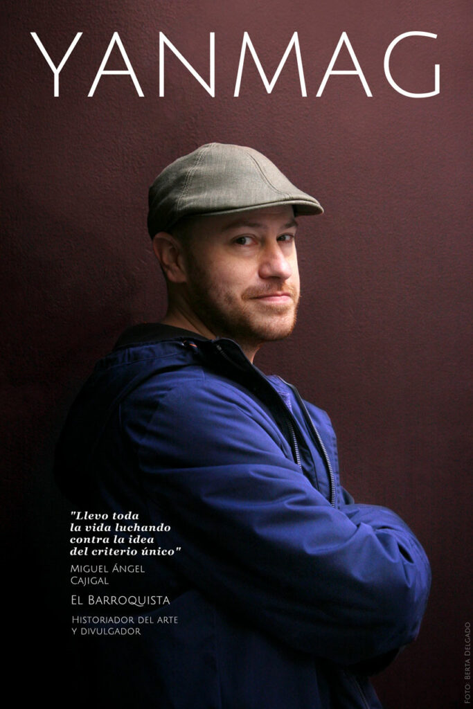 Miguel Angel Cajigal. Historiador, Divulgador y Comisario de Arte. Foto: Berta Delgado. YANMAG