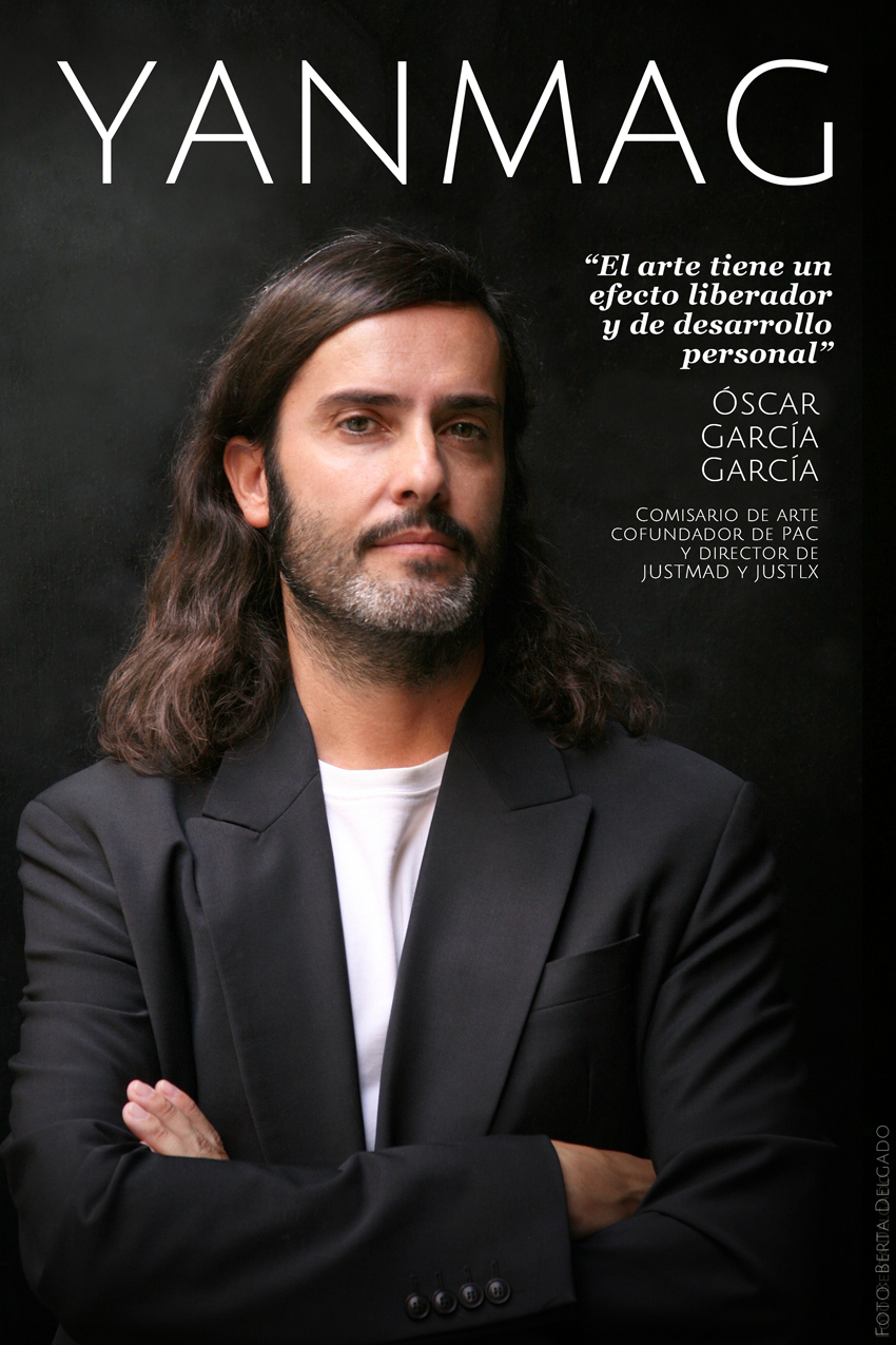Oscar Garcia Garcia - Comisario de Arte, Cofundador de PAC y Director de JUSTMAD y JUSTLX. Foto: Berta Delgado. YANMAG