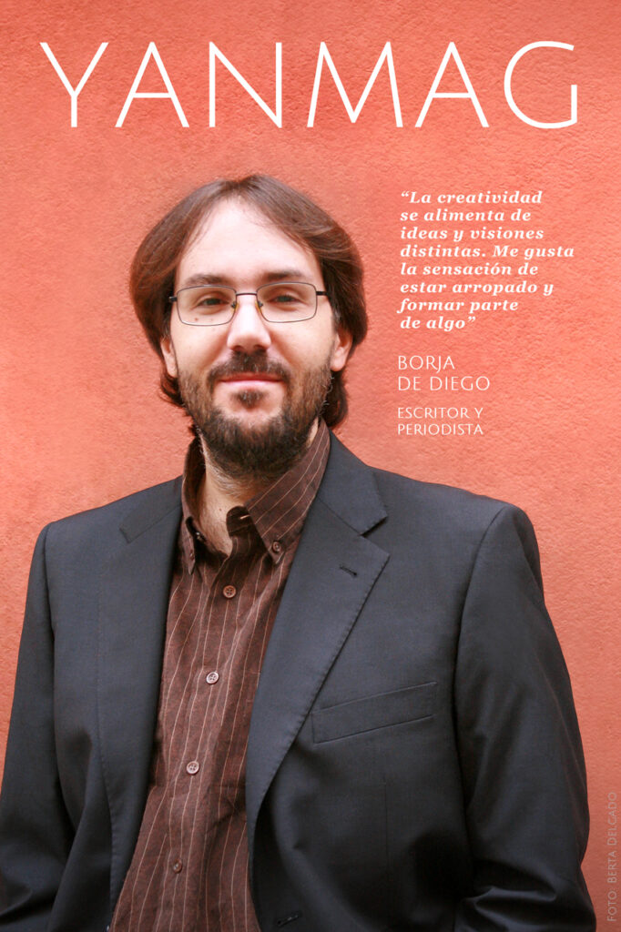 Borja de Diego - Escritor y Periodista. Foto Berta Delgado. YANMAG