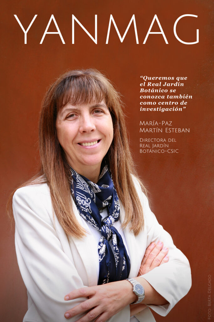 María-Paz Martín Esteban - Directora del Real Jardín Botánico-CSIC. Entrevista en YANMAG. Foto Berta Delgado