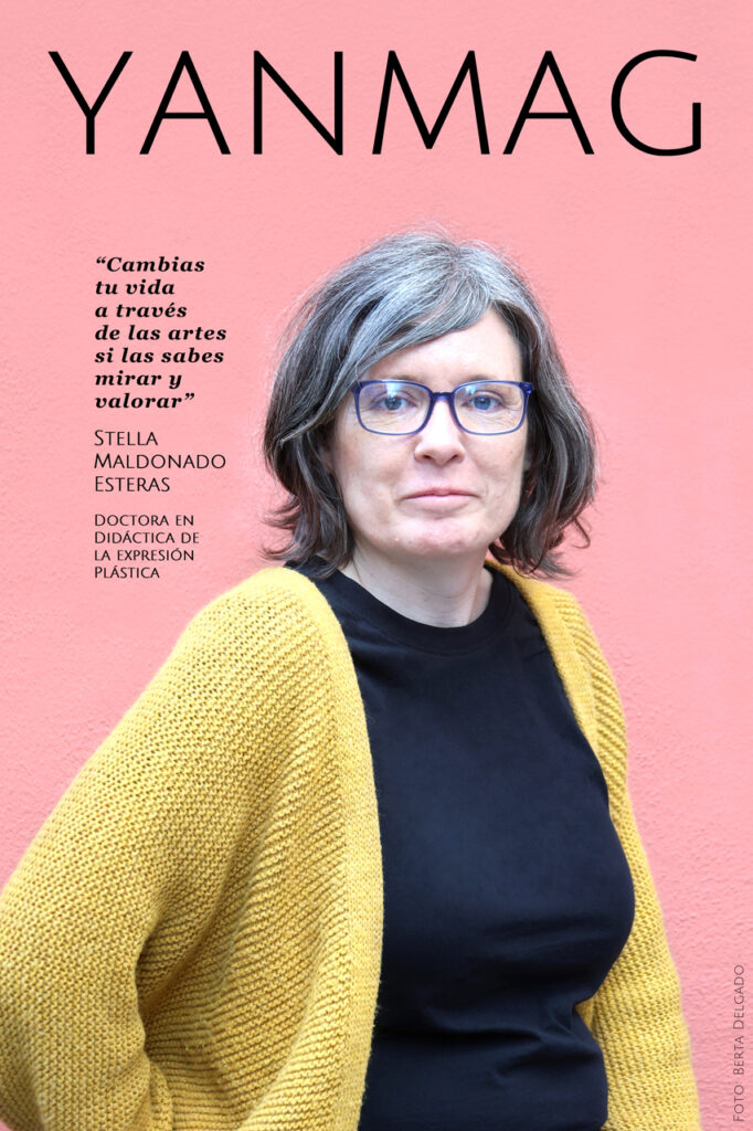 Stella Maldonado Esteras - Doctora en Didactica de la Expresion Plastica. Foto Berta Delgado. YANMAG
