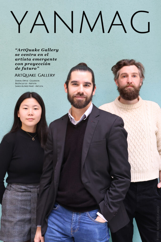 Artquake Gallery - Daniel Ortiz, Belen Leilei y James Alfred Hart. Foto Berta Delgado - YANMAG