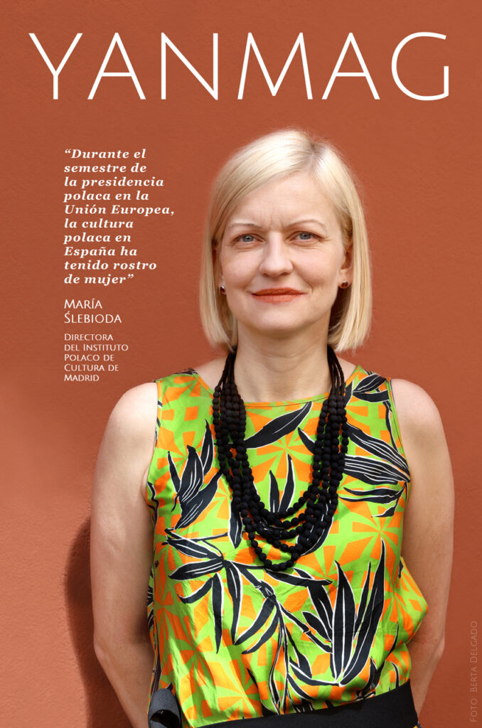 Maria Slebioda - Directora del Instituto Polaco de Cultura en Madrid. Foto Berta Delgado. YANMAG