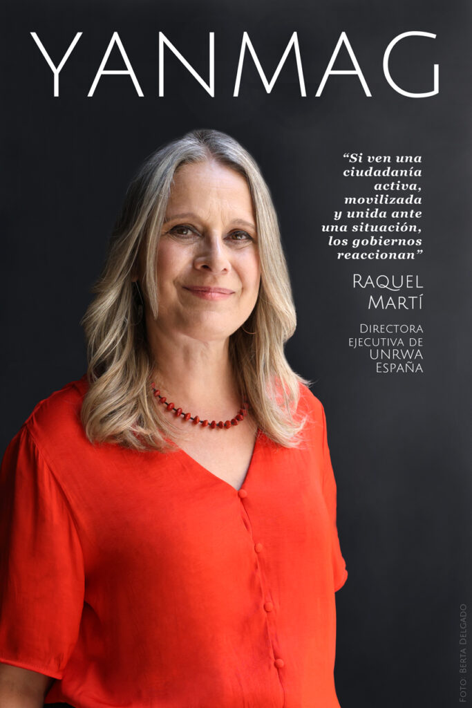 Raquel Marti - Directora Ejecutiva UNRWA - Espana. Foto Berta Delgado. YANMAG