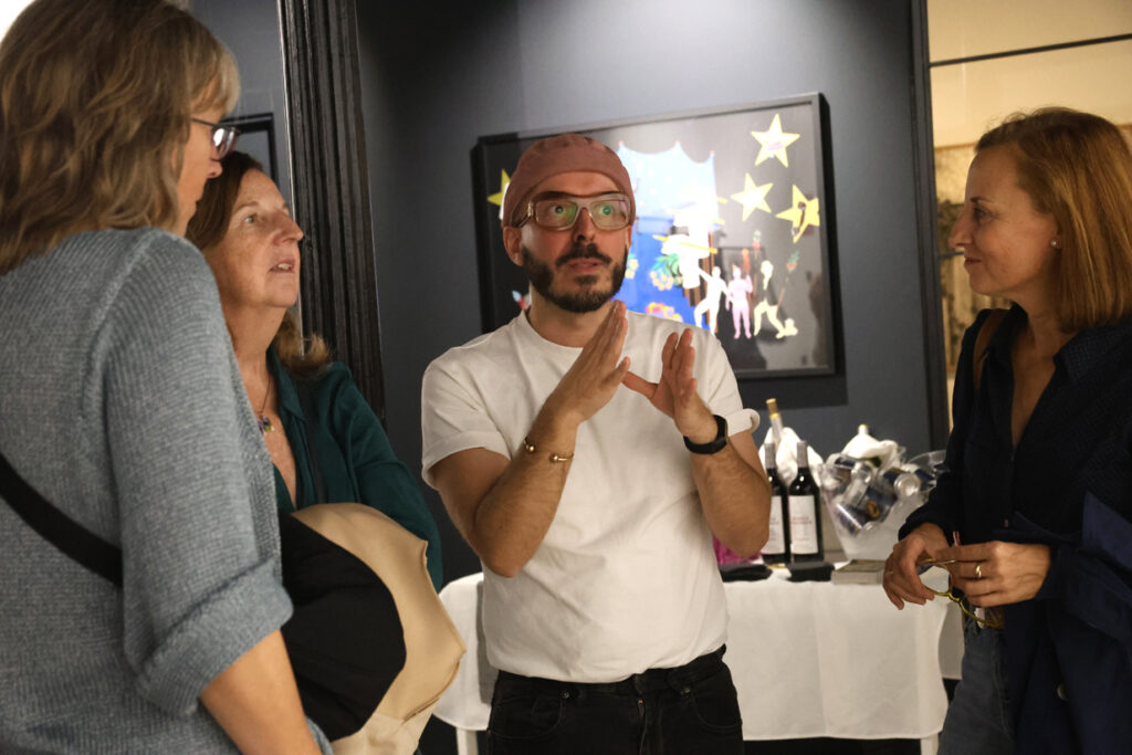 Inauguracion y clausura de la exposicion de Jose Antonio Vallejo en DDR Art Gallery. Foto Berta Delgado. YANMAG